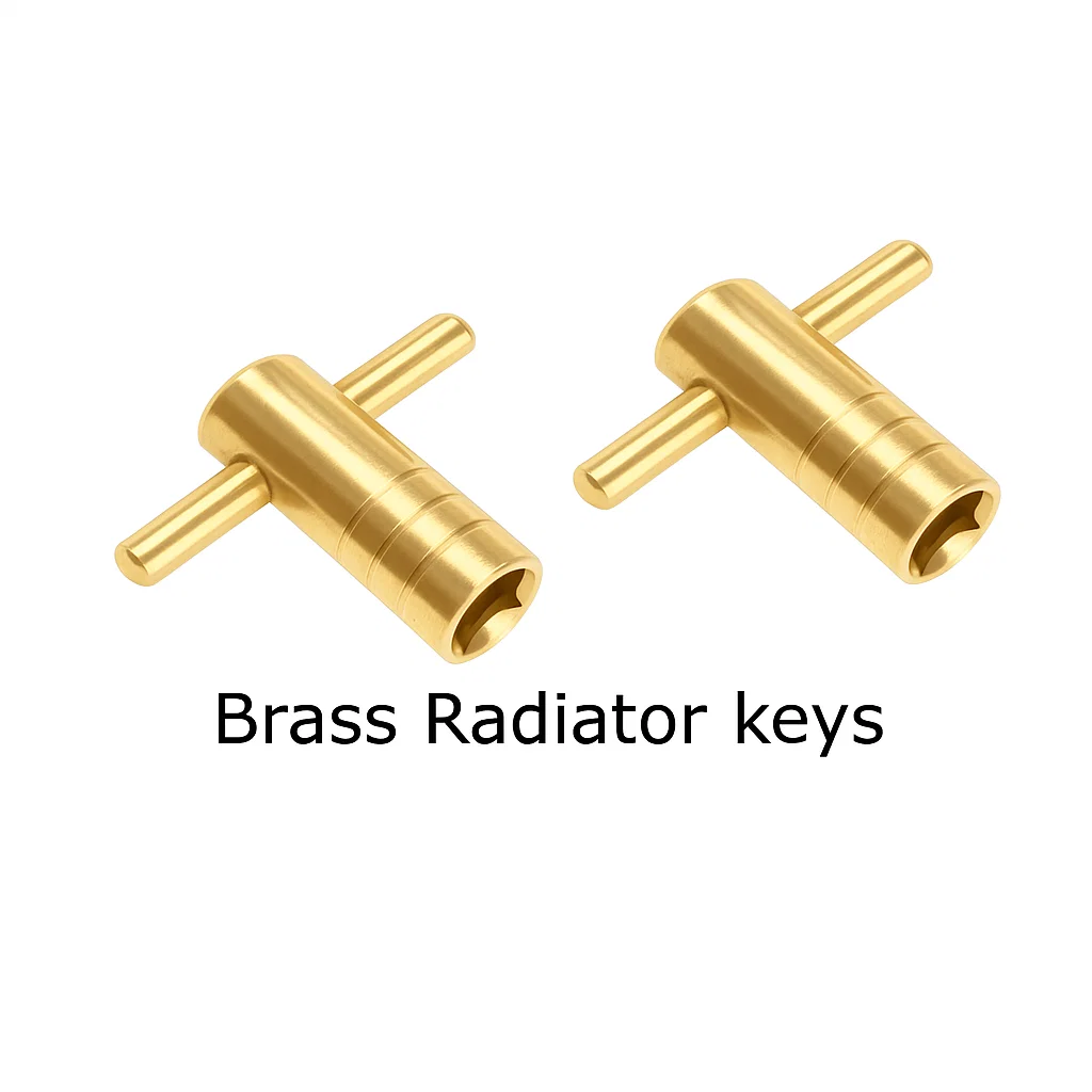 Cross Style Radiator Key BRASS RADIATOR KEYS BRASS RAD KEYS MACHINED TOMMY BAR TYPE KEYS