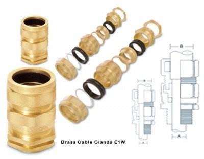 brass_cable_glands_e1w_400 brass_cable_glands_e1w_400