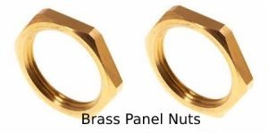 Brass panel nuts