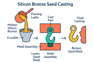 Silicon Bronze Sand casting