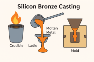 Silicon bronze casting