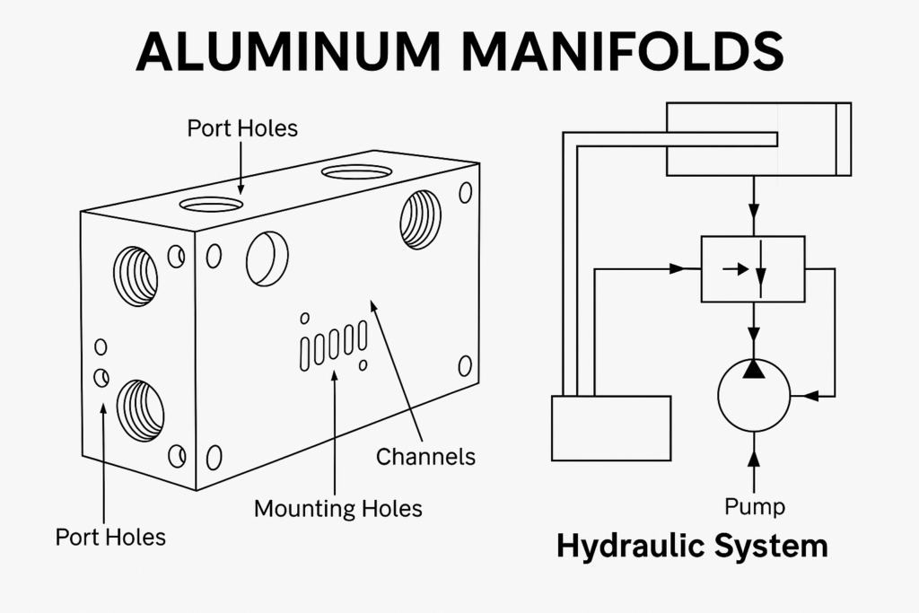 Aluminium Manifolds, Aluminum Manifold Blocks - A1 Metallics