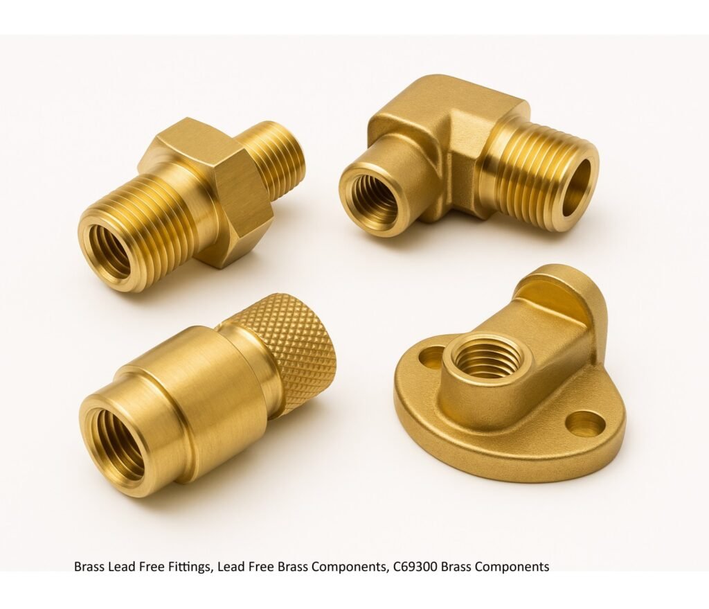Lead Free Brass Fittings, C69300 Lead-Free Brass Components, Lead Free Brass Machining