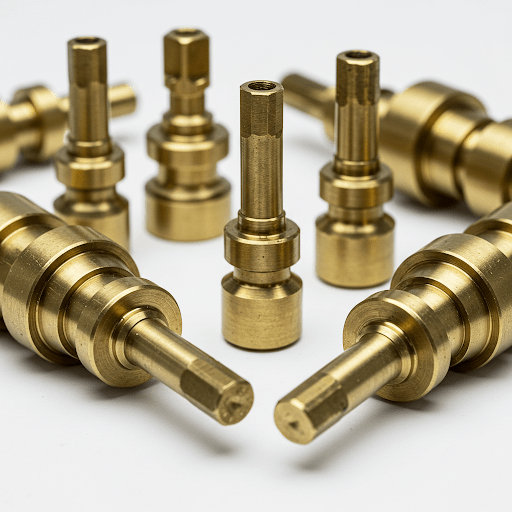 Brass Swiss Machined components