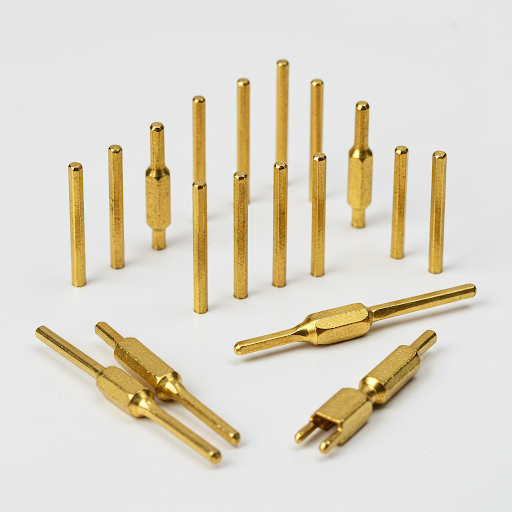 Brass Swiss Machined parts, Swiss machining ,Brass pins