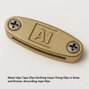 Metal-clips-Tape-Clips-Earthing-Coper-Fixing-Clips-in-Brass-and-Bronze.-Grounding-tap