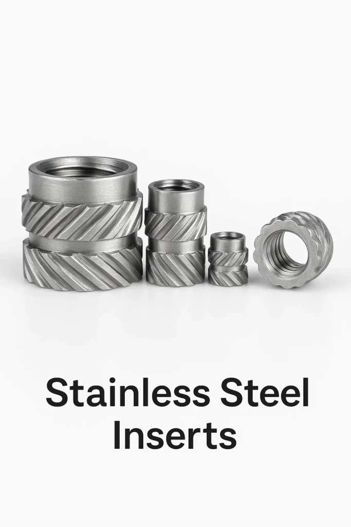 Stainless Steel Inserts molding inserts in SS 316 and 304