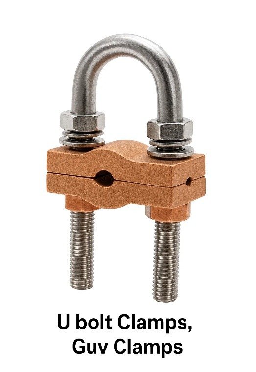 U bolts clamps and Guv Clamps