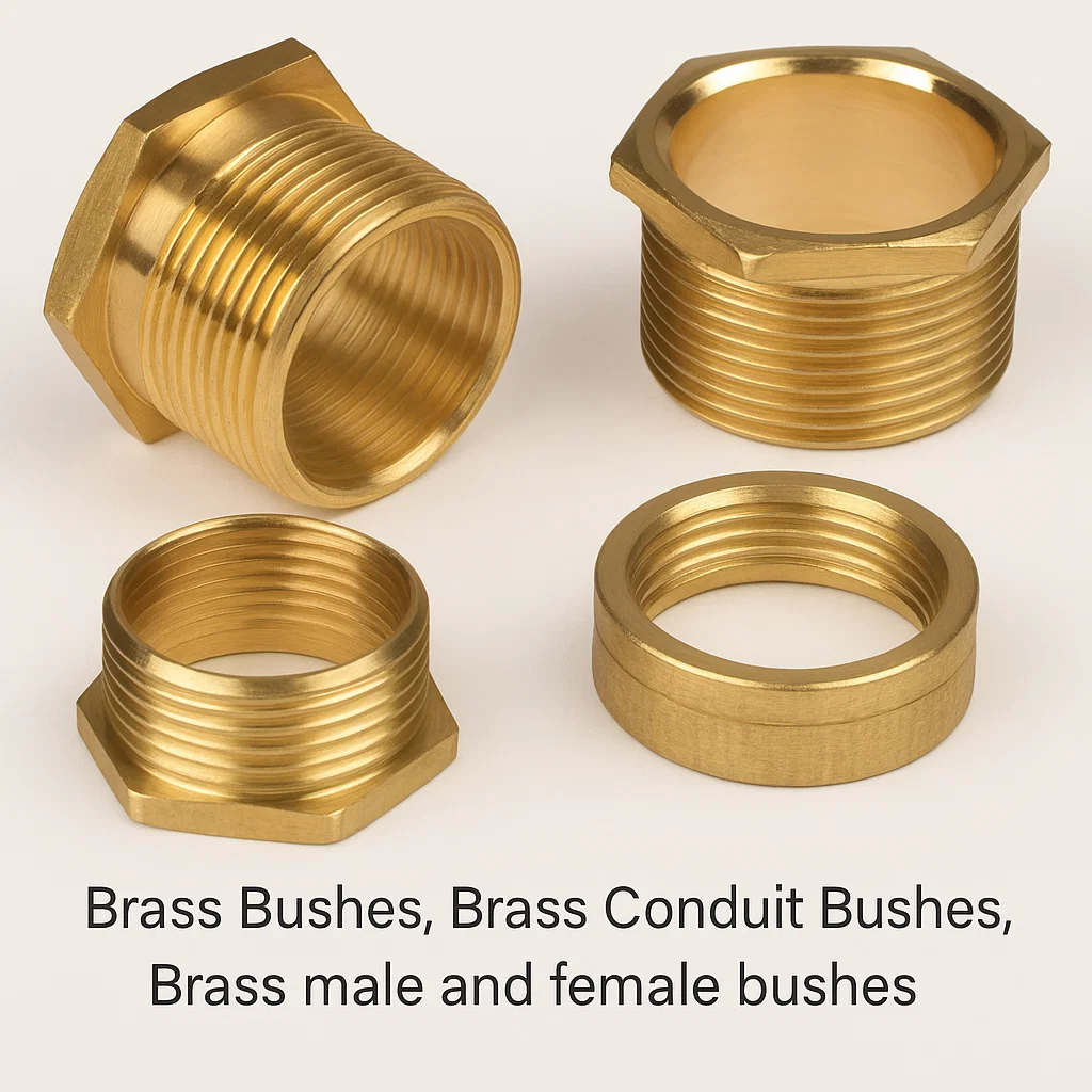 Brass Bushes, Brass Male Bushes, Brass Conduit bushes