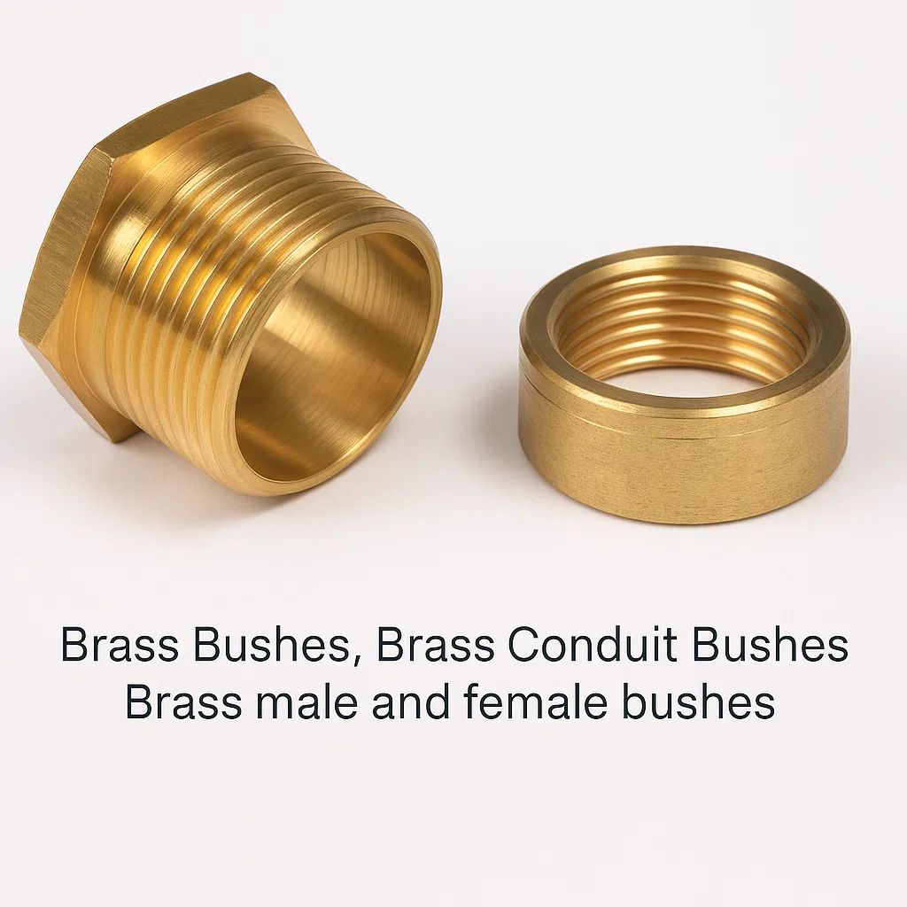 Brass Male and Female bushes