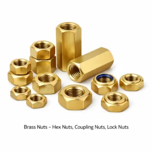 Brass Nuts – Hex Nuts, Coupling Nuts, Lock Nuts