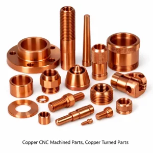 Copper CNC Machined Parts, Copper Turned Parts