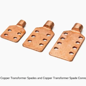 Copper transformer spades , Copper Spade Connectors