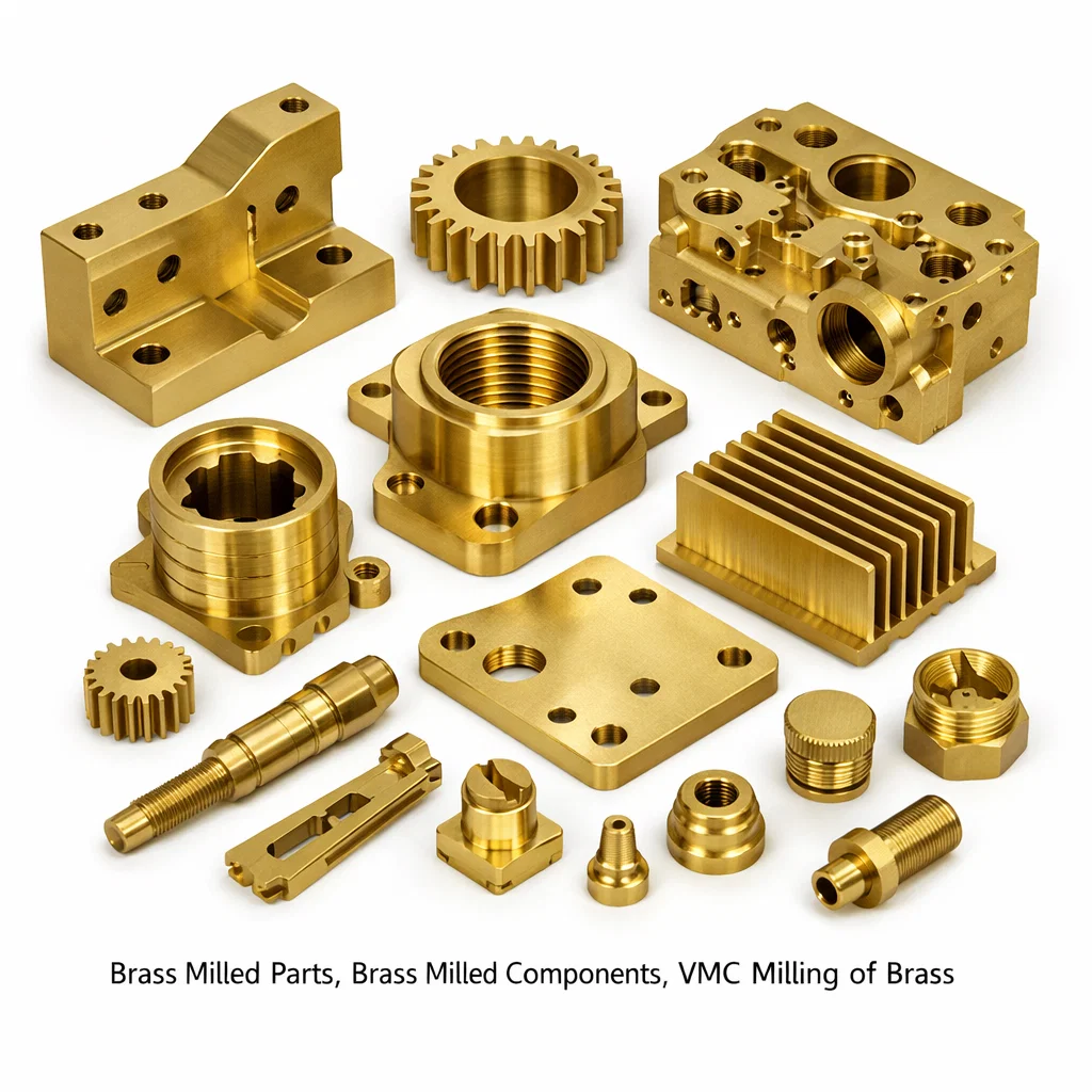 Milled and CNC parts Brass in CDA 360