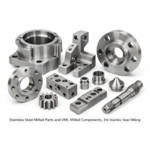 Stainless Steel Milled Parts, Stainless Steel VMC Milling Components